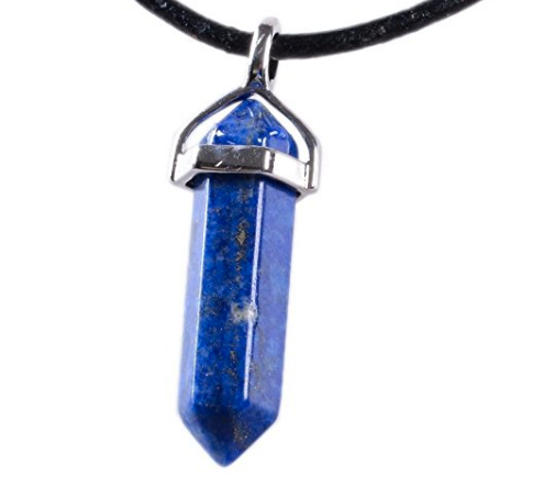lapis lazuli crystal necklace
